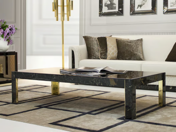 ROYAL - Rectangular low marble coffee table for living room by formitalia luxury group - view 2